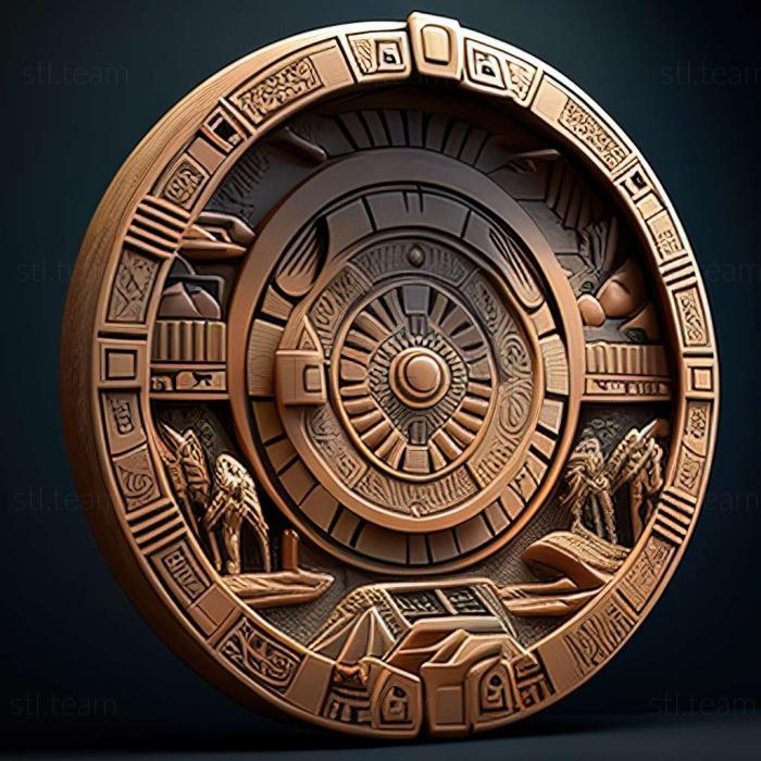 3D model Stargate Worlds game (STL)